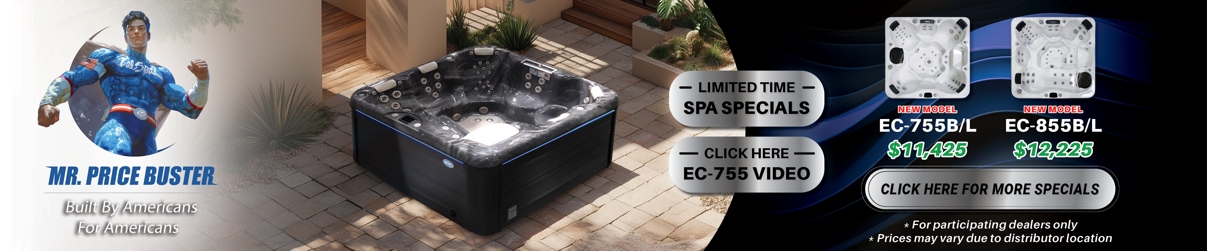 Calspas hot tub being used in a family setting - Harvest
